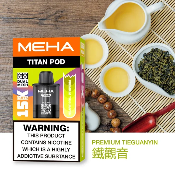 【買3贈主機】MEHA魅嗨 TITAN泰坦專用煙彈｜獨家專屬適配結構呈現持久飽滿霧感｜追求極致解癮與專機專用體驗的資深玩家首選