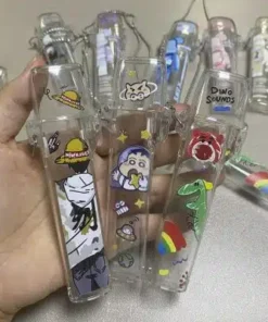 一代通用主機保護套｜卡通貼圖透明外觀｜適合一代通用主機日常防護與個性搭配