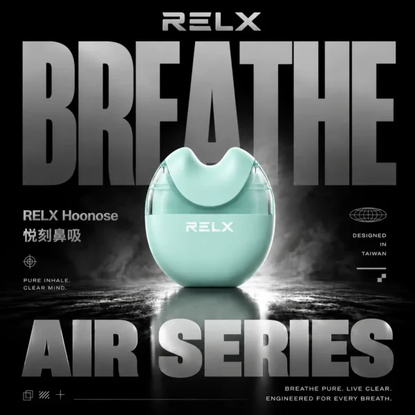 RELX 悅刻 Hoonose 鼻吸 4000口拋棄式鼻通｜天然薄荷清新體驗與霧化式鼻吸設計｜適合追求便捷提神體驗的使用者