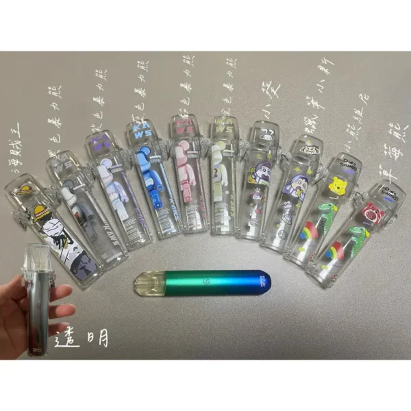 一代通用主機保護套｜卡通貼圖透明外觀｜適合一代通用主機日常防護與個性搭配